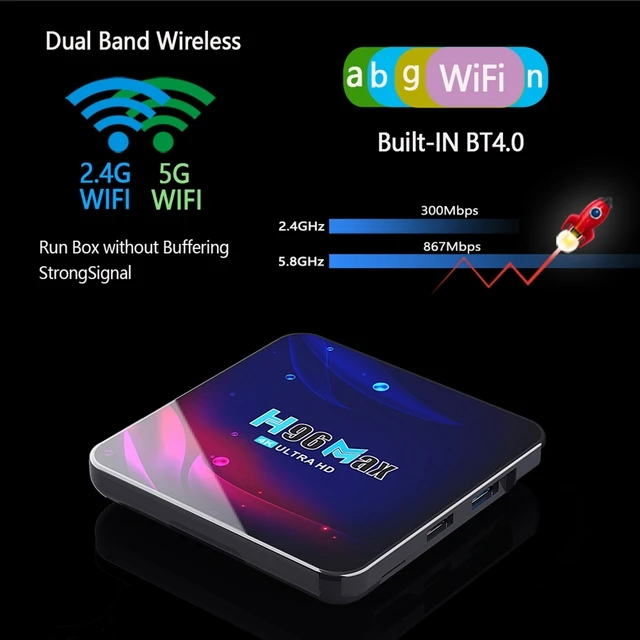 اندروید باکس اچ96 مدل MAX V11 4K 4/64GB