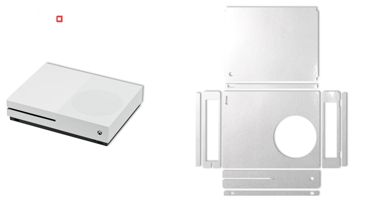 برچسب ماهوت مدل Metallic White مناسب برای کنسول بازی Xbox One S