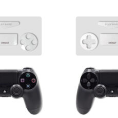 برچسب ماهوت مدلMetallic White مناسب برای کنسول بازی PS4 Slim