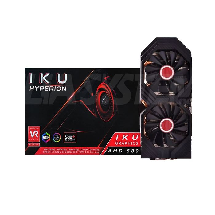 کارت گرافیک مبتنی بر AMD آیکیو مدل IKU RX580 8GB