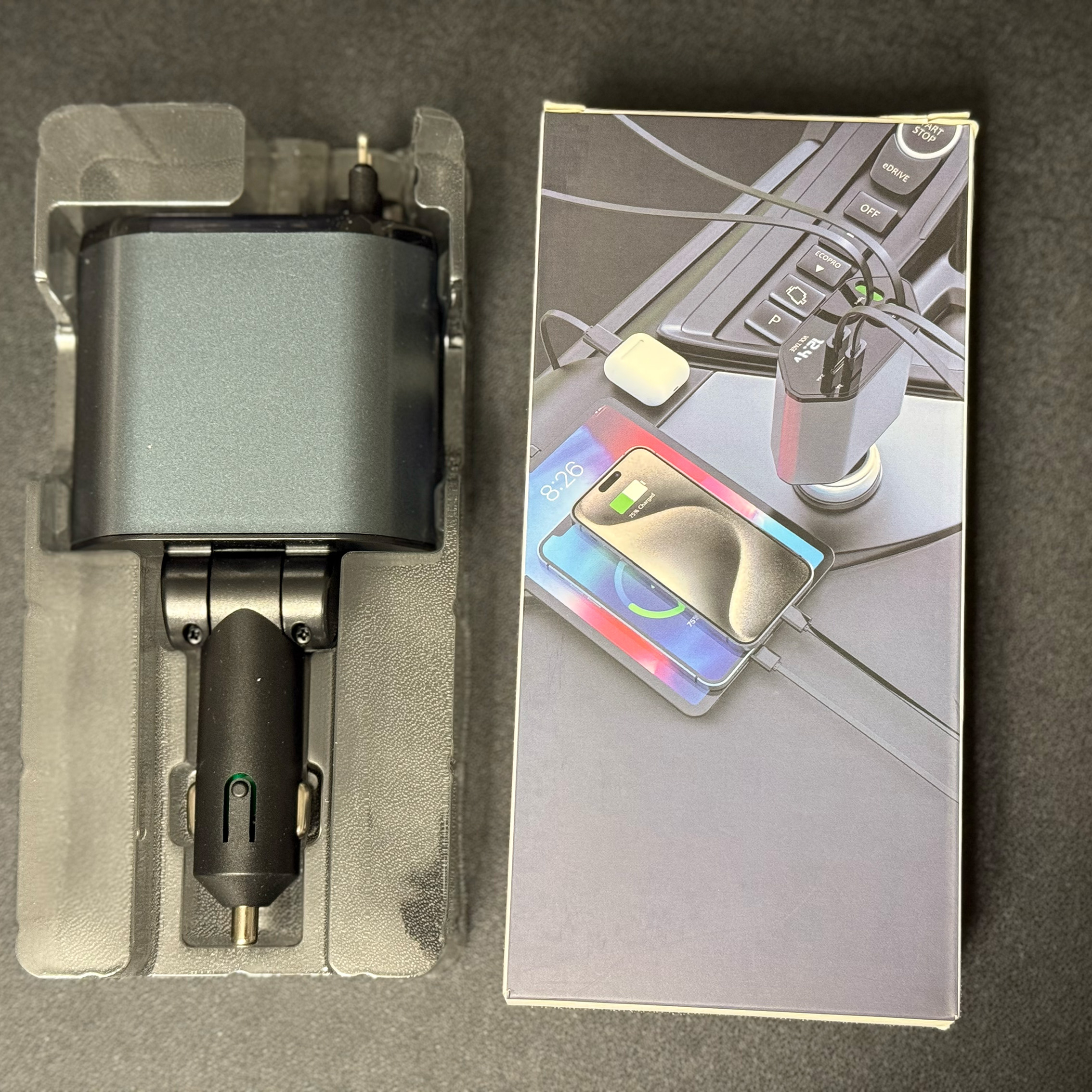 شارژ فندکی ۱۲۰ وات مدل CcW120