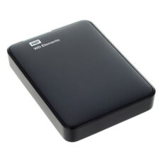 هارد اکسترنال وسترن دیجیتال مدل Elements ظرفیت یک ترابایت دارای رابط USB Type-A 3.2