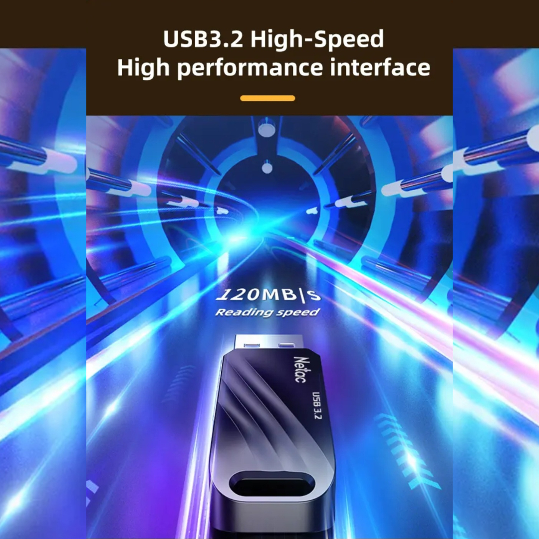 فلش مموری USB 3.2 / USB-C نتاک مدل US11 ظرفیت 128 گیگابایت