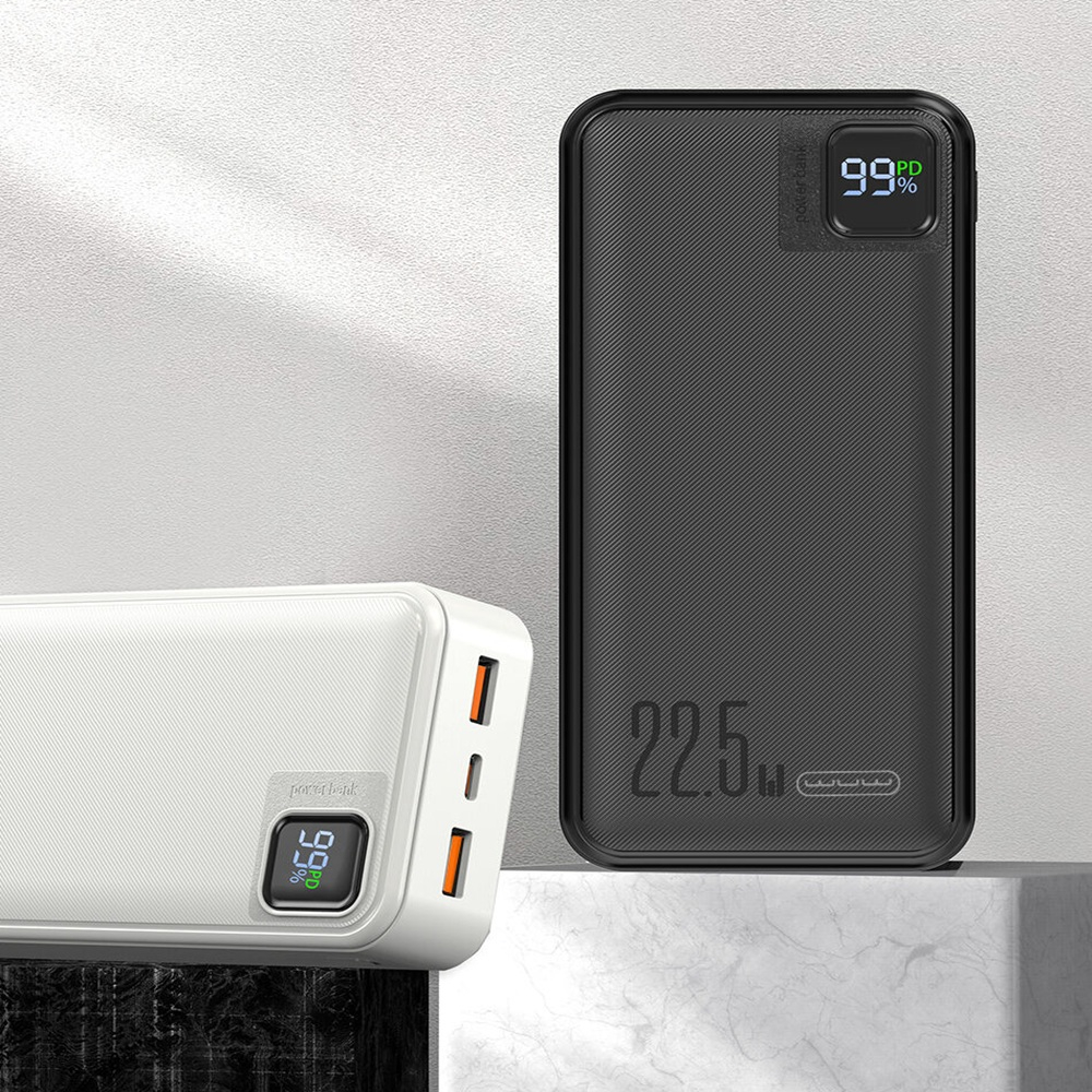 پاوربانک دبلیو یو دبلیو مدل Y138-22.5W ظرفیت 20000 میلی آمپرساعت