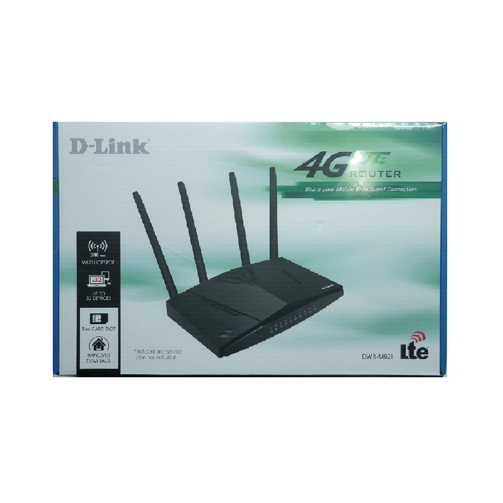روتر بی سیم 4G دی-لینک مدل 4G N300 DWR-M921