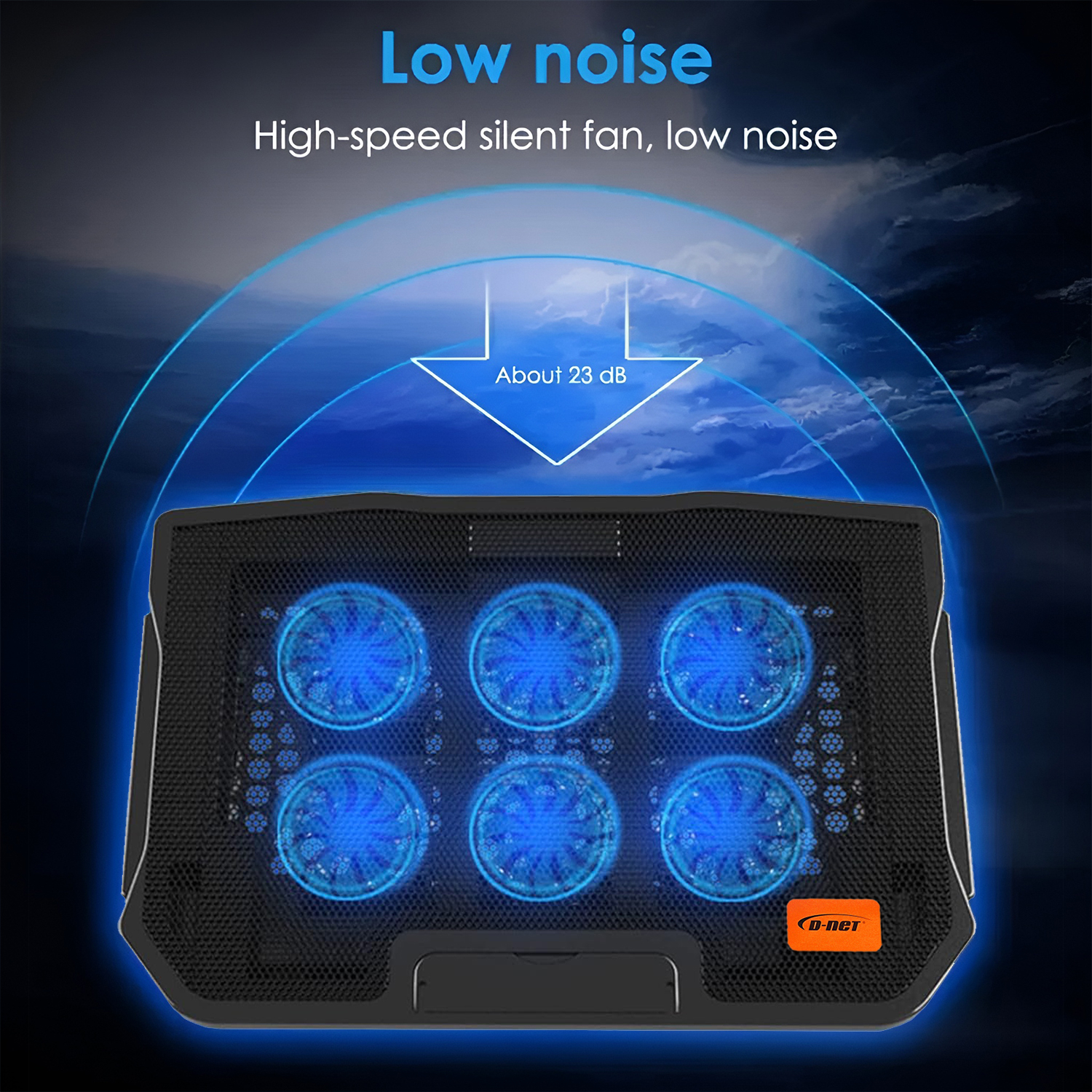 پایه خنک کننده لپ تاپ دی نت مدل DT_H9