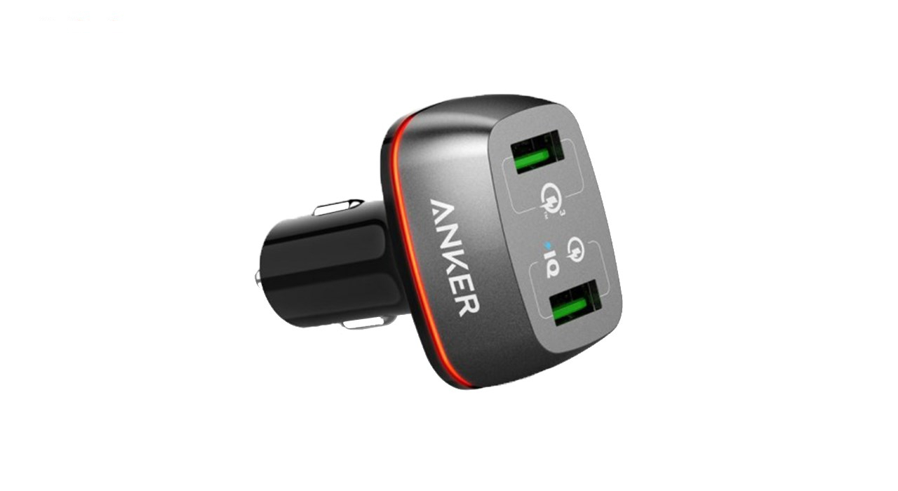 شارژر فندکی انکر مدل A2224 به همراه تکنولوژی شارژ سریع