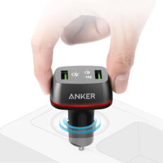 شارژر فندکی انکر مدل A2224 به همراه تکنولوژی شارژ سریع