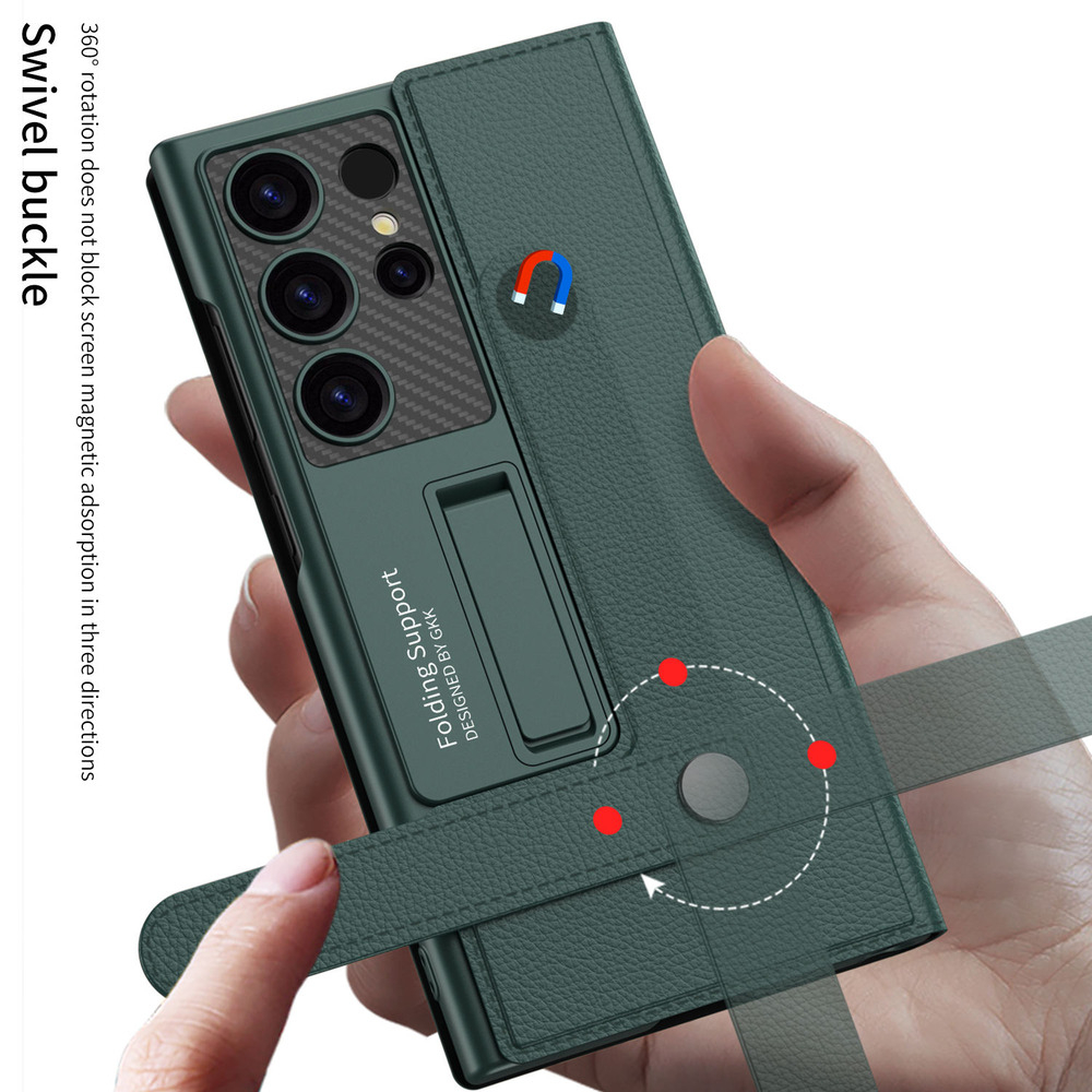 کاور مدل LeatherFold مناسب برای گوشی موبایل سامسونگ Galaxy S25 Ultra