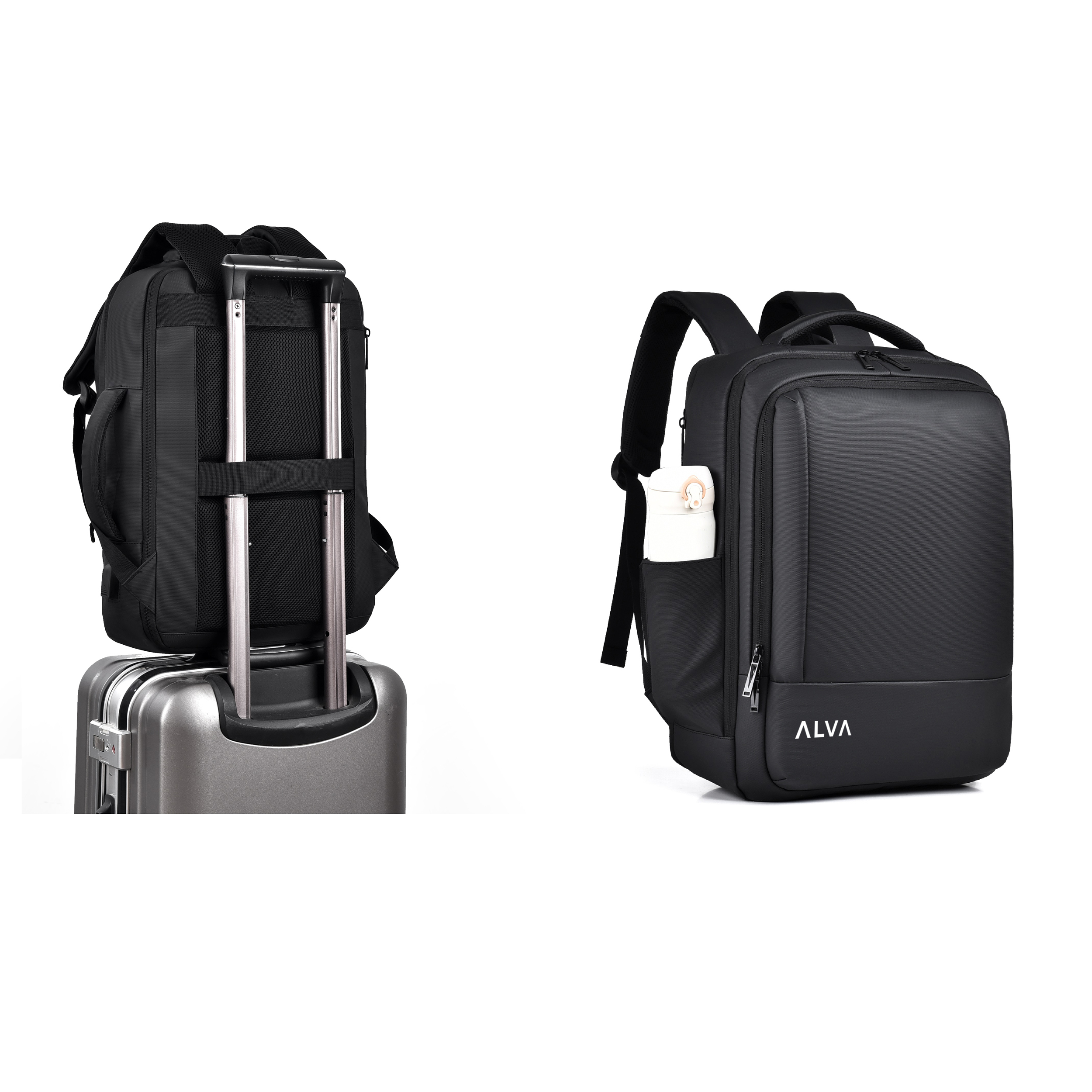 کوله پشتی لپ تاپ آلوا مدل 2103 مناسب برای لپ تاپ 14.1 تا 15.6 اینچی