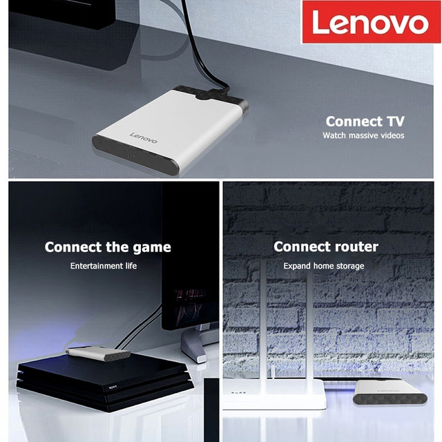 هارد دیسک اکسترنال لنوو مدل f309 /03 ظرفیت یک ترابایت