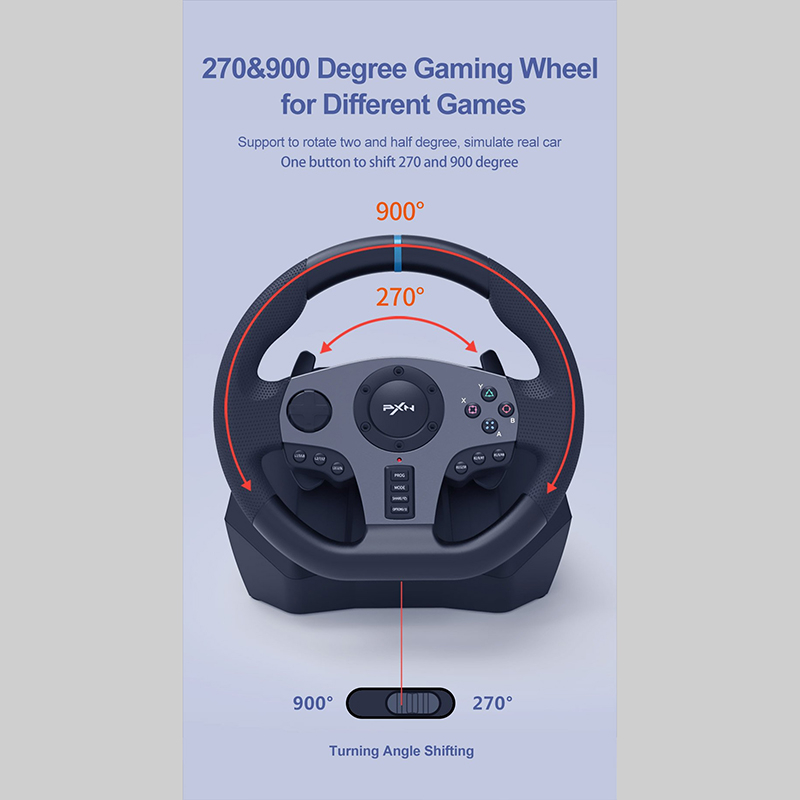 گجت دسته فرمان بازی پی ایکس ان  مدل V9