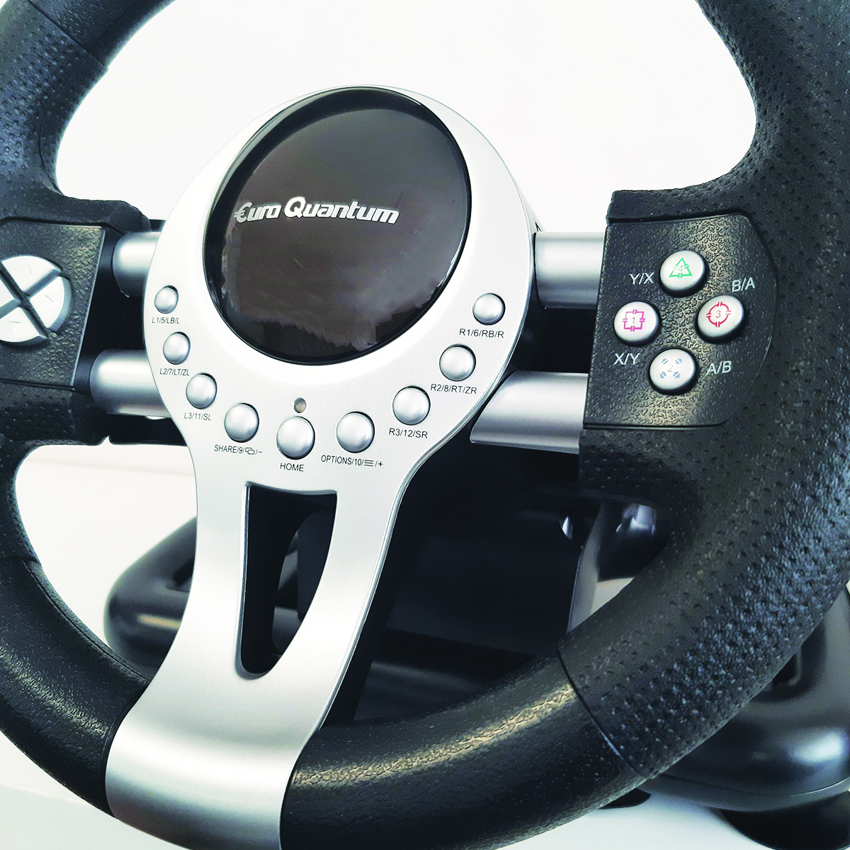 فرمان بازی یورو کوانتم مدل E-Q-RACING WHEEL مناسب برای PS4-XBOXONES-PC-PS3-SWITCH