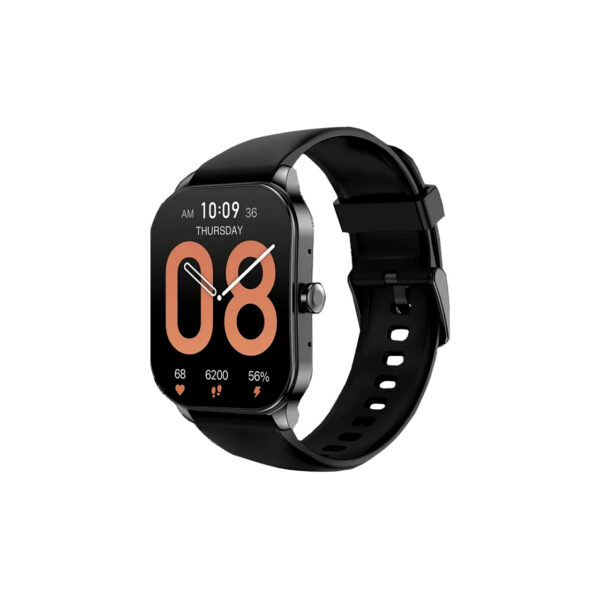 ساعت هوشمند امیزفیت مدل Pop 3S دارای قابلیت های کنترل موسیقی (Music Player)، قابلیت مکالمه از طریق بلوتوث بند سیلیکون