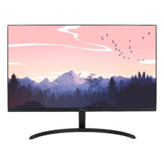 مانیتور رنسو مدل RM-24PRIME سایز 24 اینچ، رزولوشن Full HD، پنل IPS، نرخ بروزرسانی تصویر 100 هرتز، نسبت تصویر 16:9، یک پورت HDMI، یک پورت Displayport و یک پورت VGA  به همراه ماوس