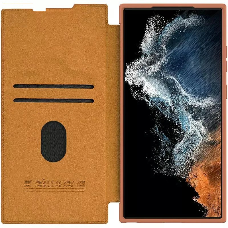 کیف کلاسوری نیلکین مدل Qin Pro Leather Case مناسب برای گوشی موبایل سامسونگ Galaxy S25 Ultra