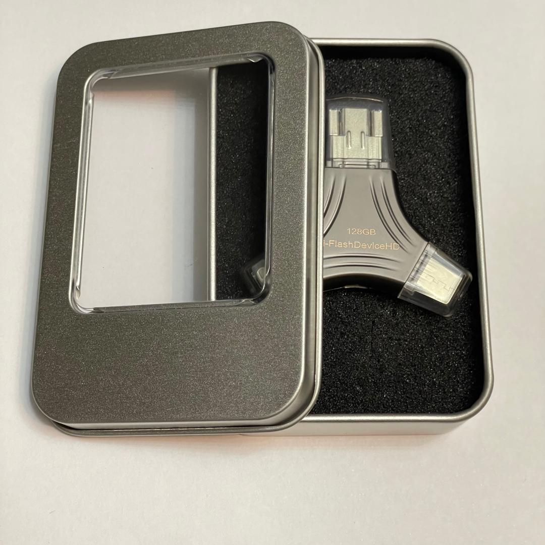 فلش مموری I-FLASH USB 3.0iC مدل OTG 4-1 ظرفیت 128 گیگابایت