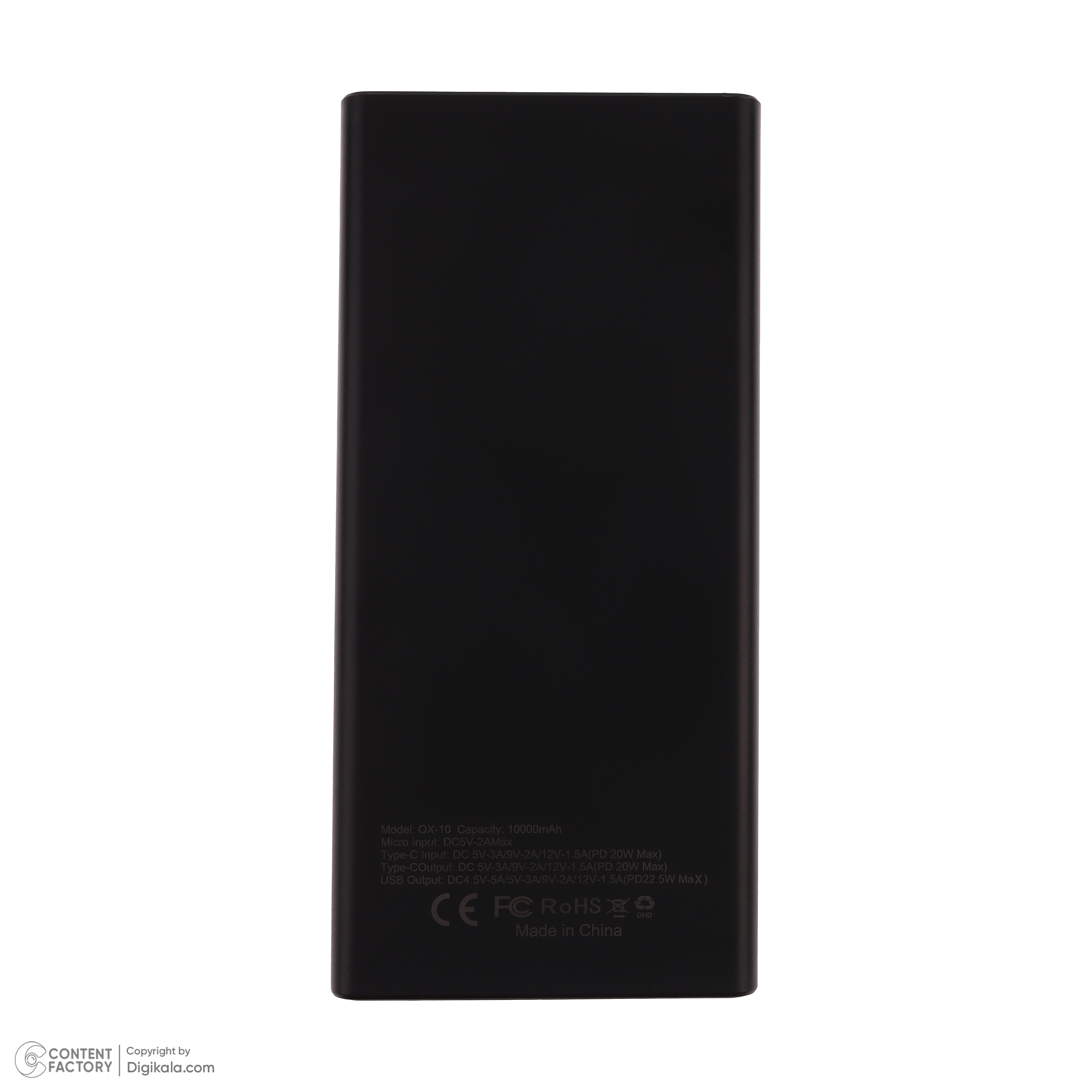 پاوربانک 22.5 وات اکسیژن مدل OX-10 ظرفیت 10000 میلیآمپر ساعت