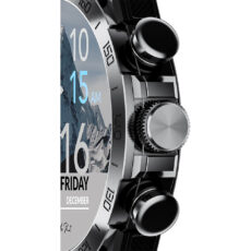 ساعت هوشمند گلوریمی مدل K2 دارای قابلیت های صفحه نمایش رنگی و لمسی، کنترل سطح اکسیژن، بند سیلیکونی