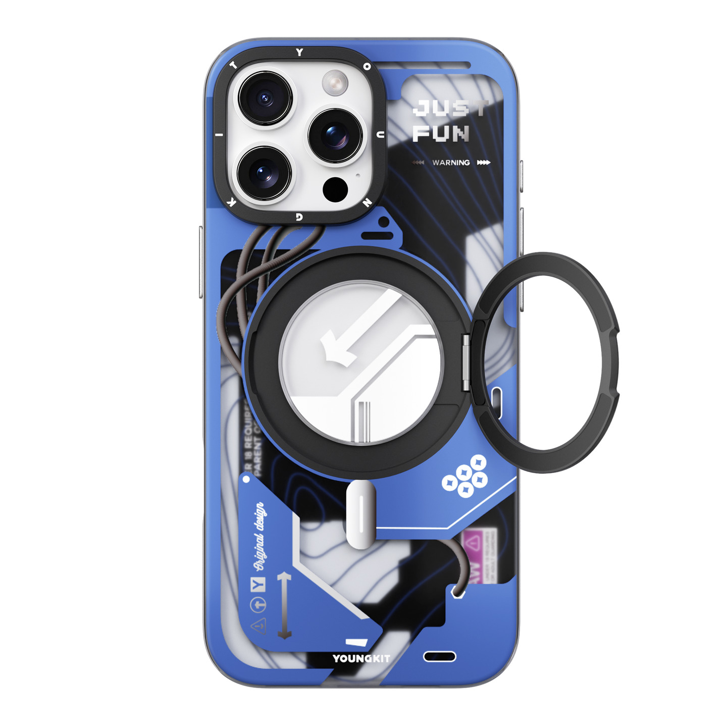 کاور یانگ کیت مدل Cyberpunk 360° مناسب برای گوشی موبایل اپل iphone 16 PRO MAX