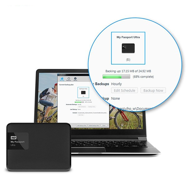 هارددیسک اکسترنال وسترن دیجیتال مدل My Passport Ultra Premium ظرفیت 1 ترابایت