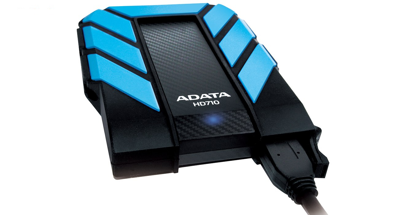 هارد اکسترنال ای دیتا مدل HD710 ظرفیت دو ترابایت دارای رابط USB Type-A 2.0