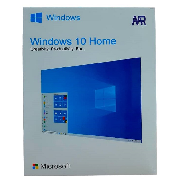 سیستم عامل ویندوز 10 نسخه Home - لایسنس  FULL RETAIL - نشر آورکام