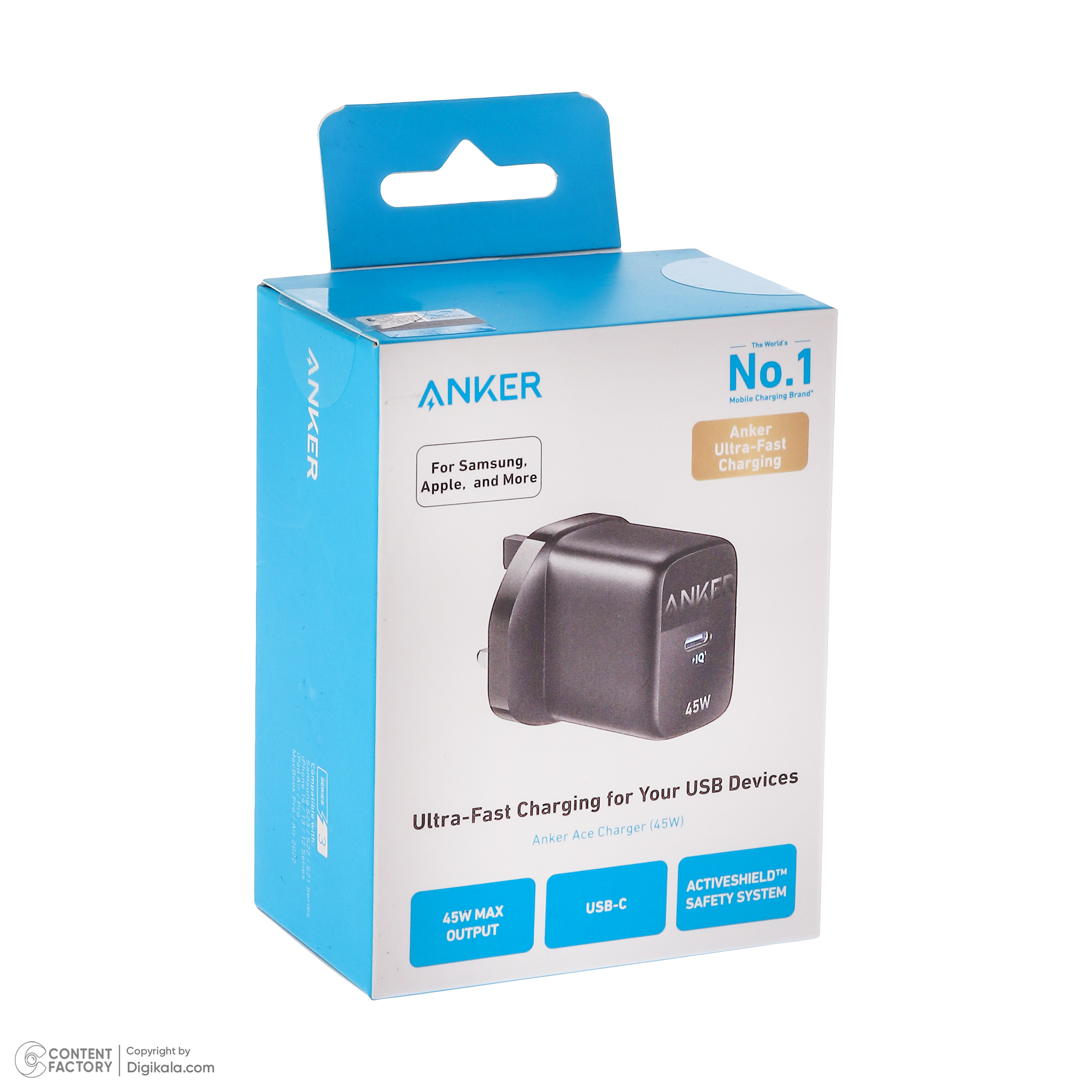 شارژر دیواری 45 وات انکر مدل A2643