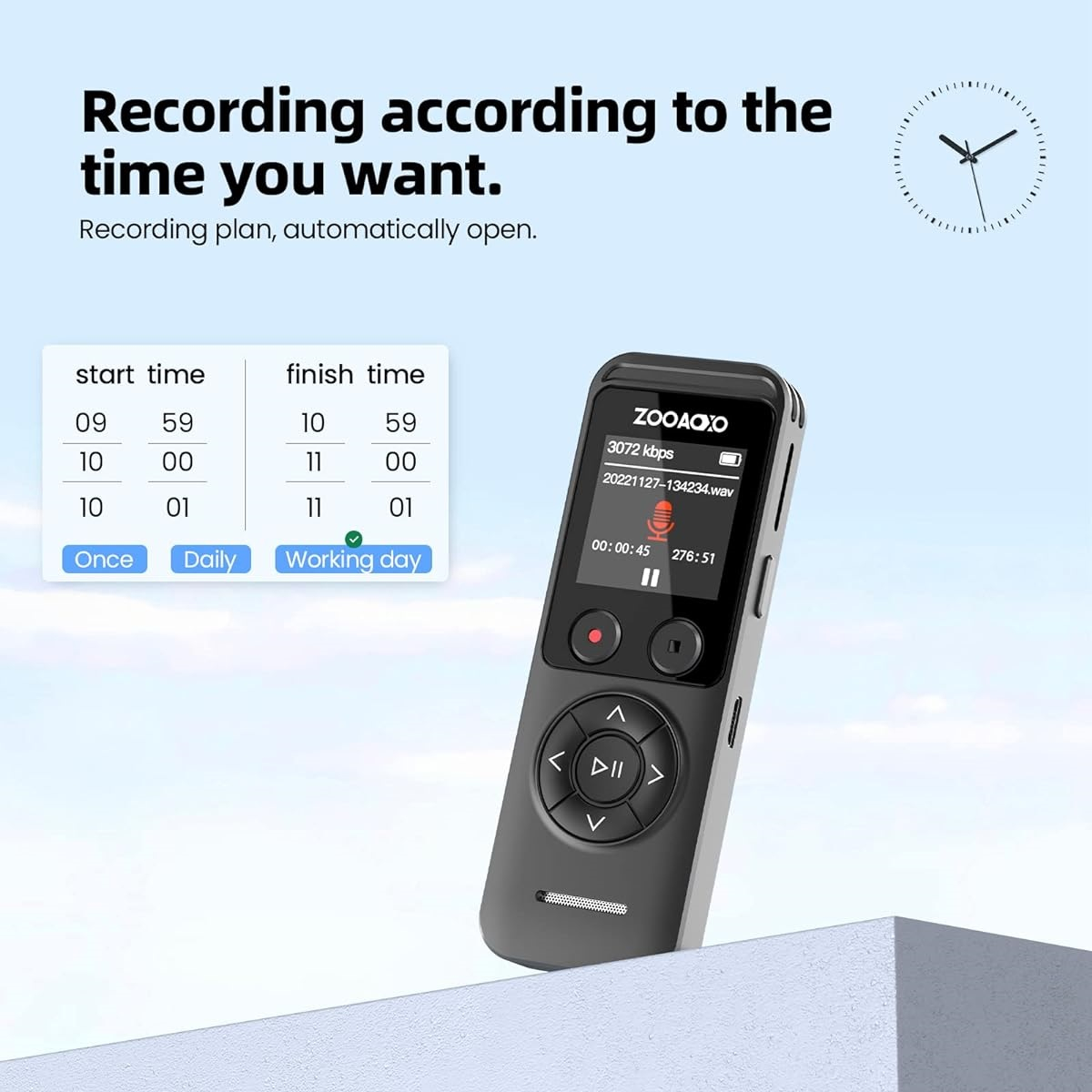 ضبط کننده دیجیتالی صدا زراکسو مدل V300