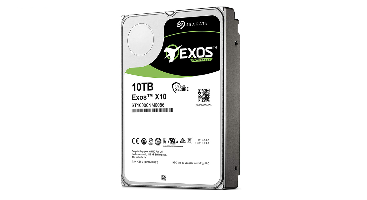 هارد دیسک اینترنال سیگیت مدل Exos ST10000NM0086 ظرفیت 10 ترابایت