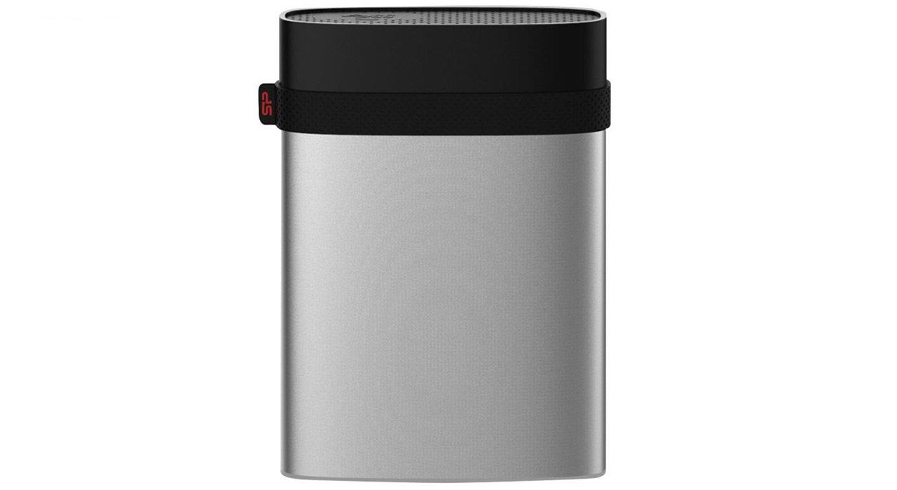 هارد اکسترنال سیلیکون پاور مدل Armor A85 ظرفیت دو ترابایت دارای رابط USB Type-A 3.2