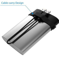 هارد اکسترنال سیلیکون پاور مدل Armor A85 ظرفیت دو ترابایت دارای رابط USB Type-A 3.2