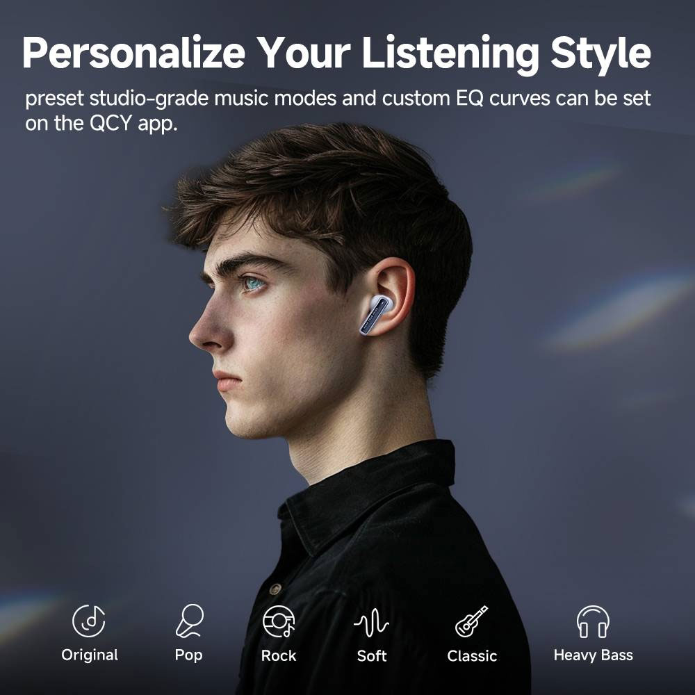 هدفون بلوتوثی کیو سی وای مدل MeloBuds Neo