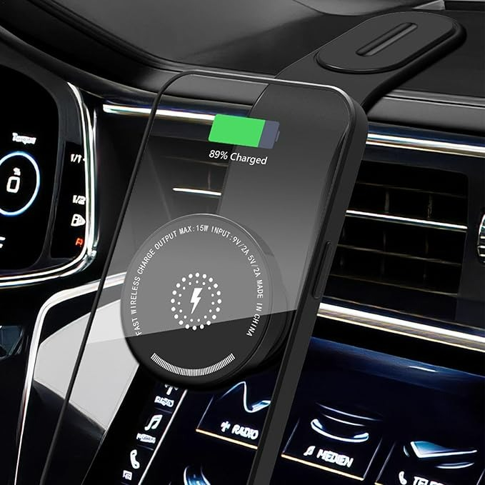 پایه نگهدارنده و شارژر بی سیم گوشی موبایل مدل MAGNETIC CHARGING