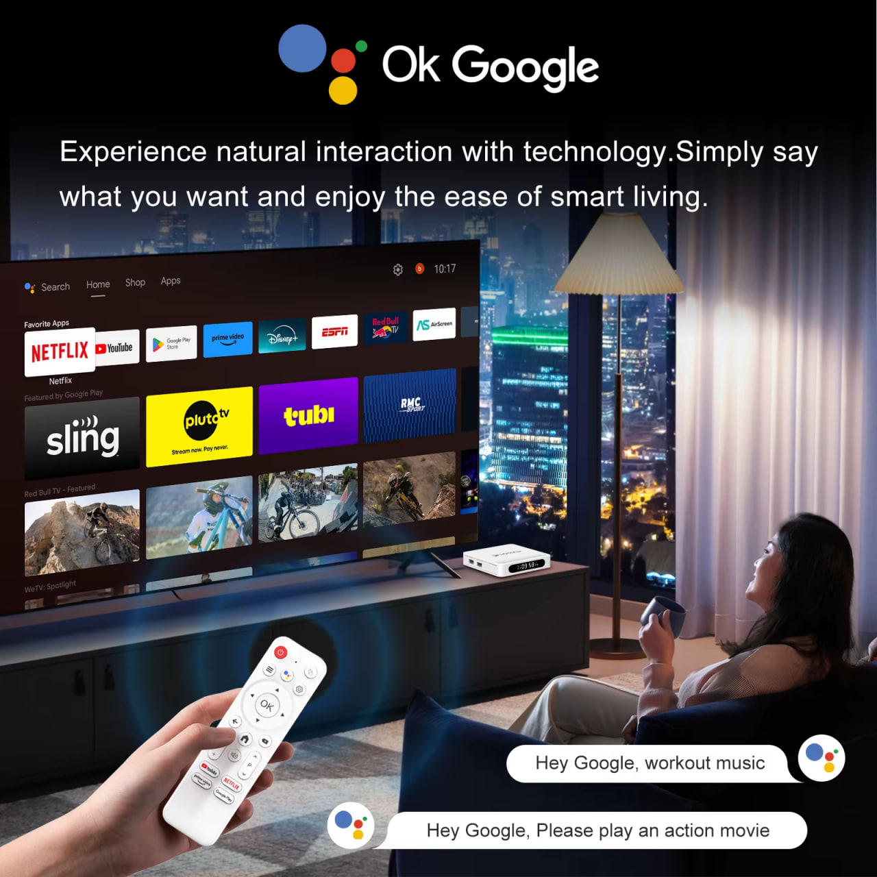 اندرویدباکس اچ 96 مدل H618 حافظه 128 گیگ