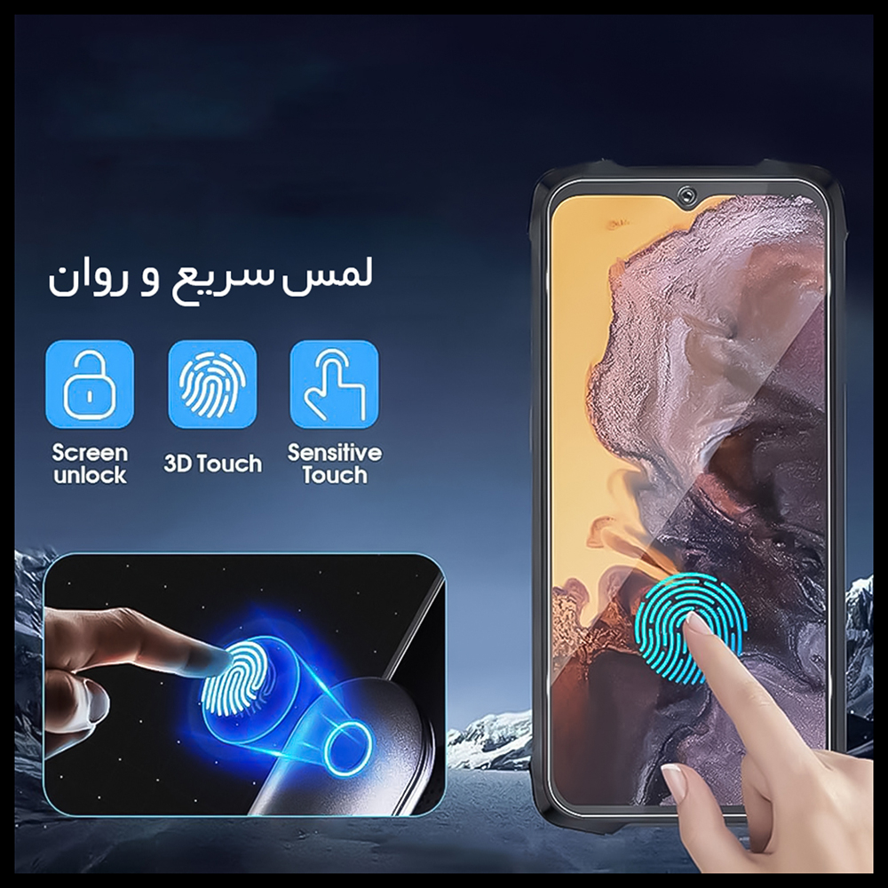 محافظ صفحه نمایش کینگ کونگ مدل SUPER GLASS 10D مناسب برای گوشی موبایل اپل iPhone 14 Pro Max