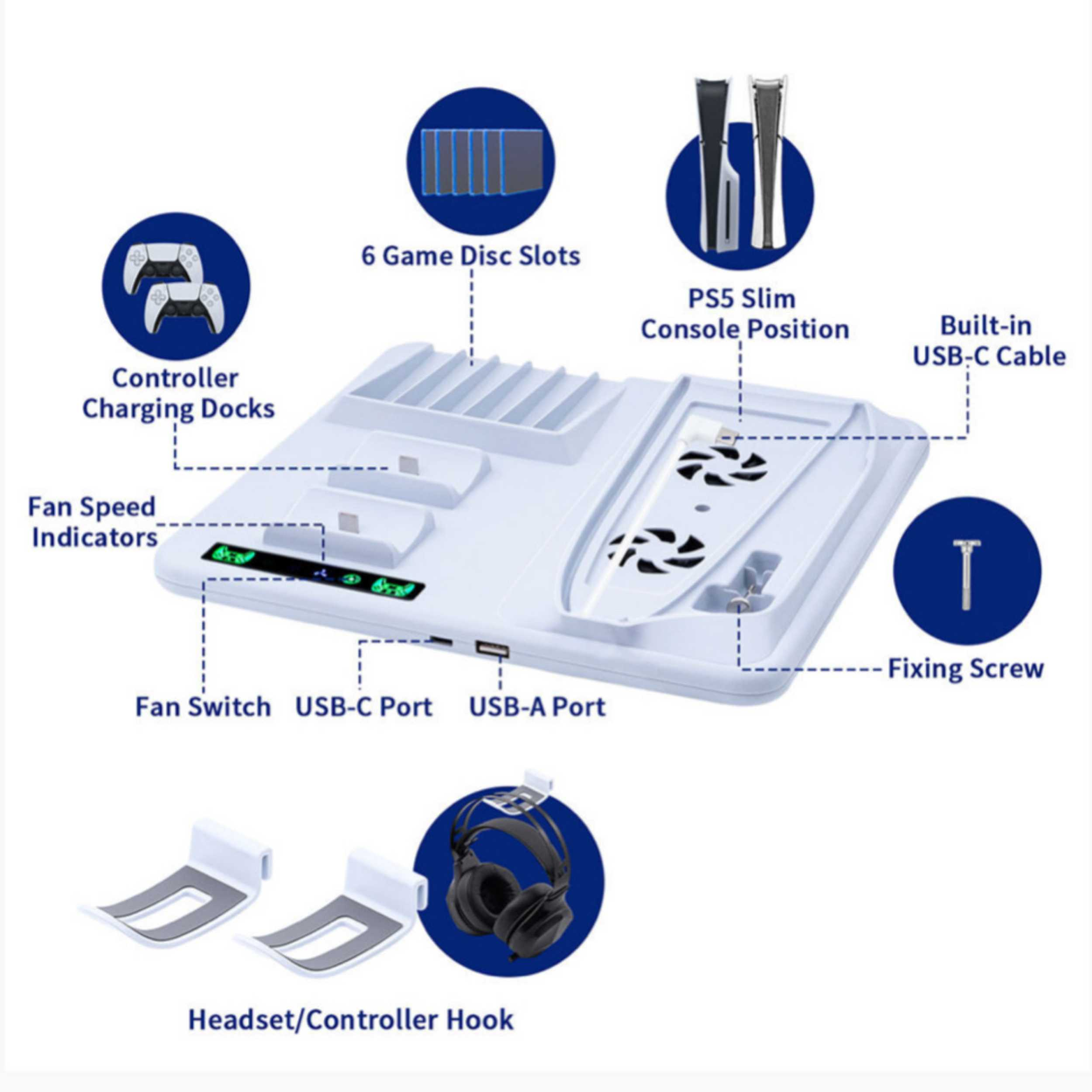 خنک کننده پلی استیشن 5 مدل P_012