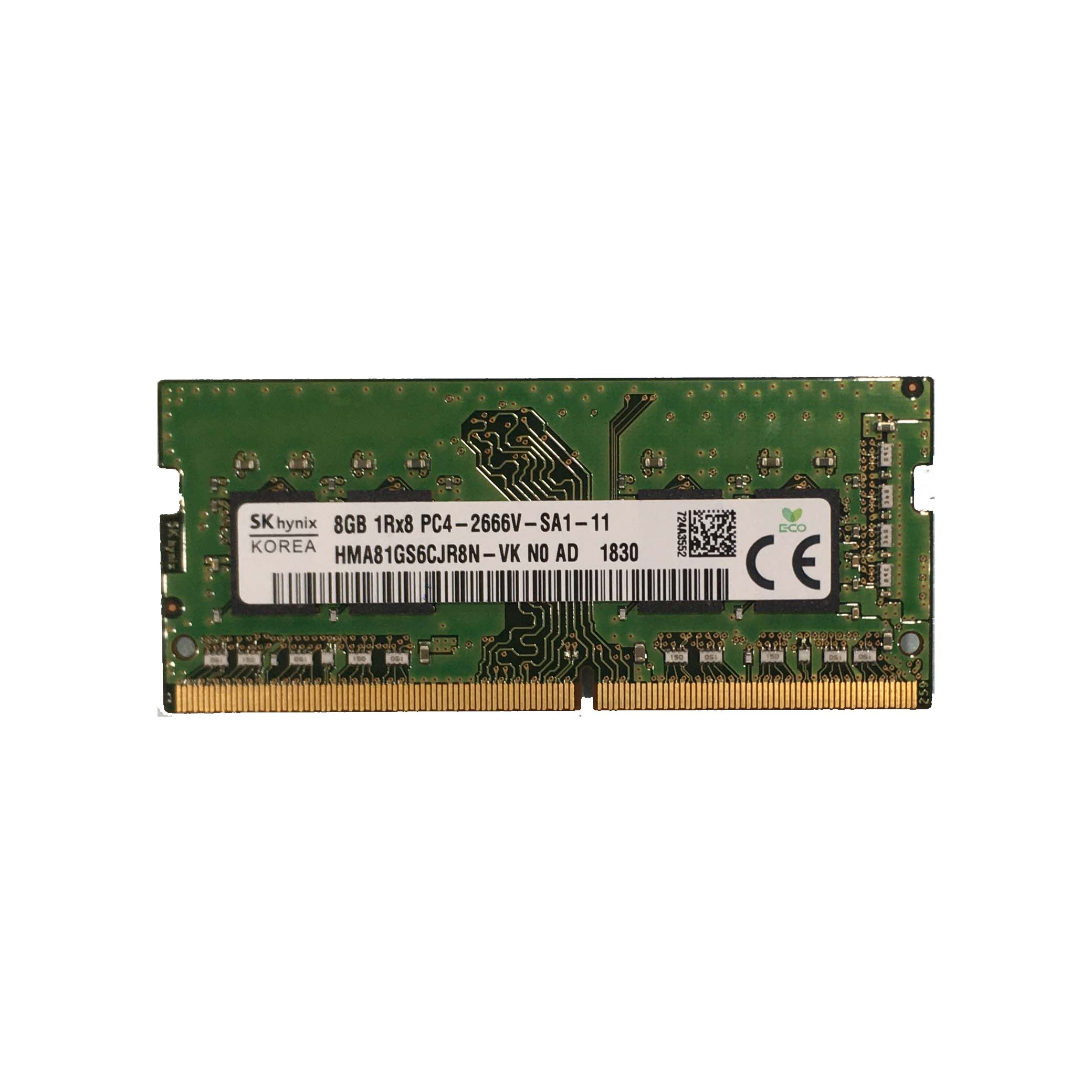 رم لپتاپ DDR4 تک کاناله 2666 مگاهرتز CL19 اسکای هاینیکس مدل PC4-2666V ظرفیت 8 گیگابایت