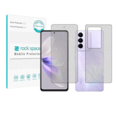محافظ صفحه نمایش مات راک اسپیس مدل HyMTT مناسب برای گوشی موبایل ویوو S16e به همراه محافظ پشت گوشی