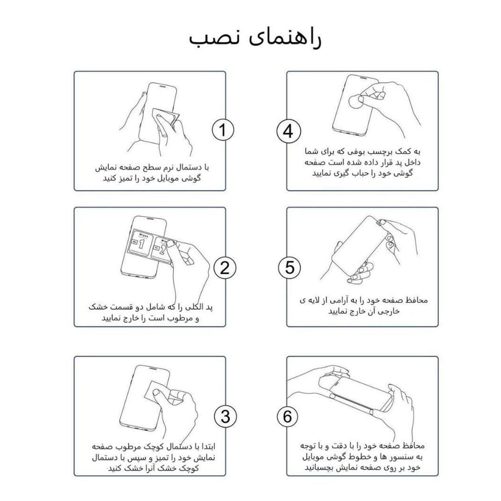 محافظ صفحه نمایش و پشت گوشی بوف مدل Hg15 مناسب برای گوشی موبایل اپل iphone 12 Pro Max