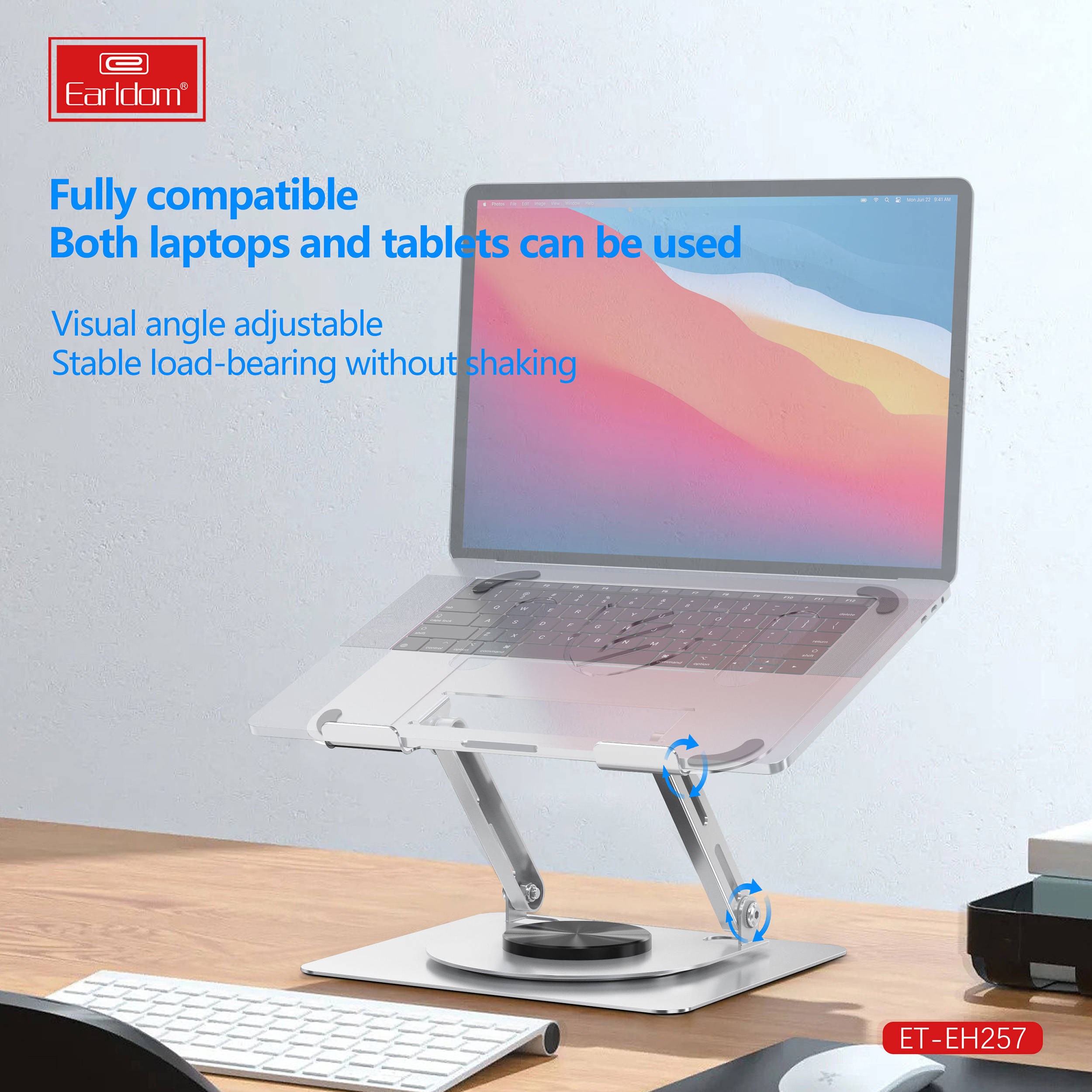پایه نگهدارنده لپ تاپ ارلدام مدل LAPTOP STAND EH257