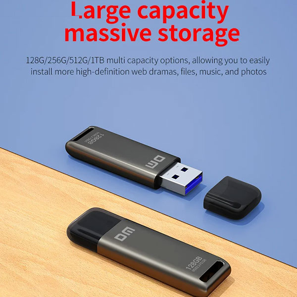 فلش مموری دی ام USB3.2 مدل FS520 ظرفیت 128 گیگابایت