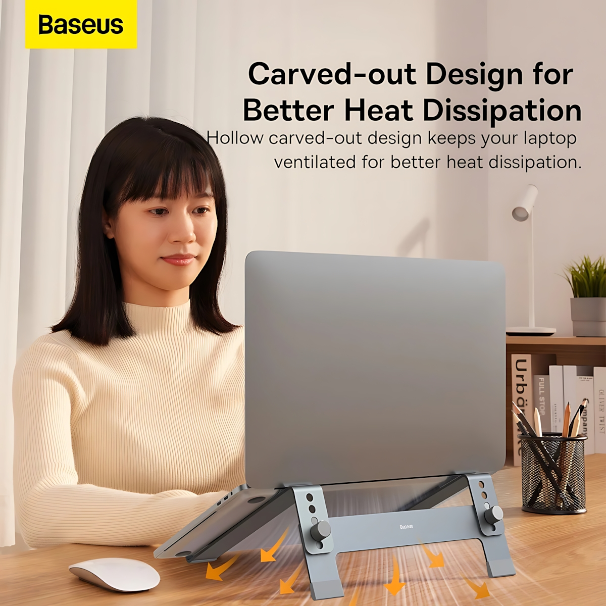پایه نگهدارنده لپ تاپ بیسوس مدل BS-UltraStable