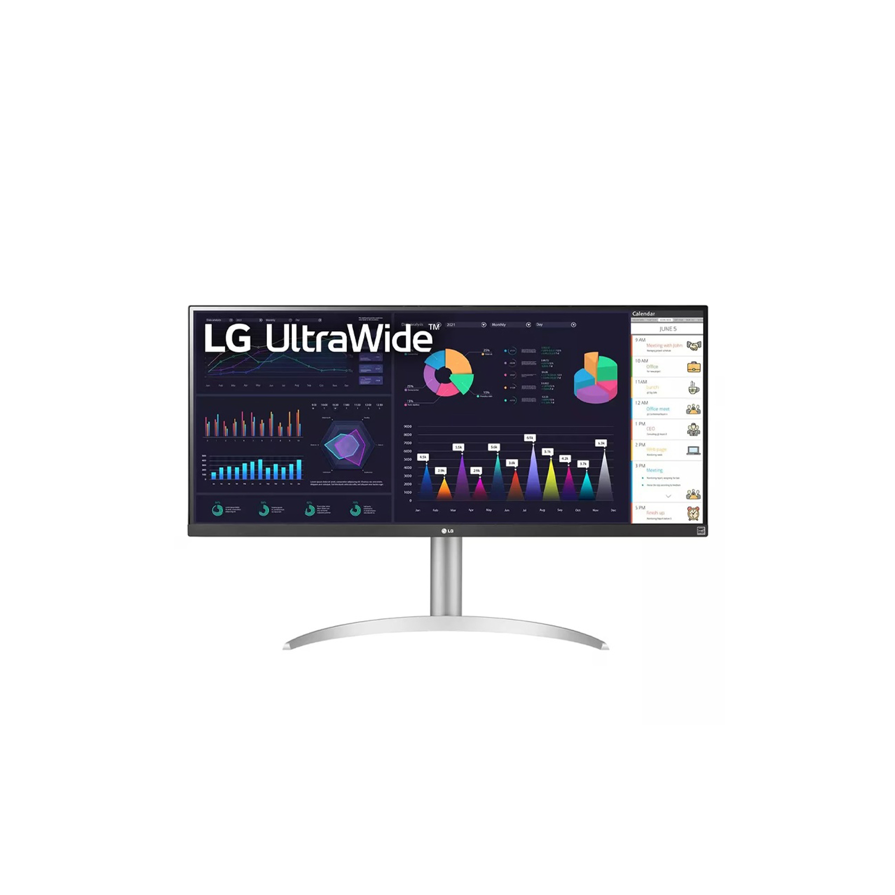 مانیتور مخصوص بازی ال جی مدل 34WQ650-W سایز 34 اینچ