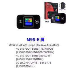 مودم 4G LTE قابل حمل مدل M9S-E  LCD