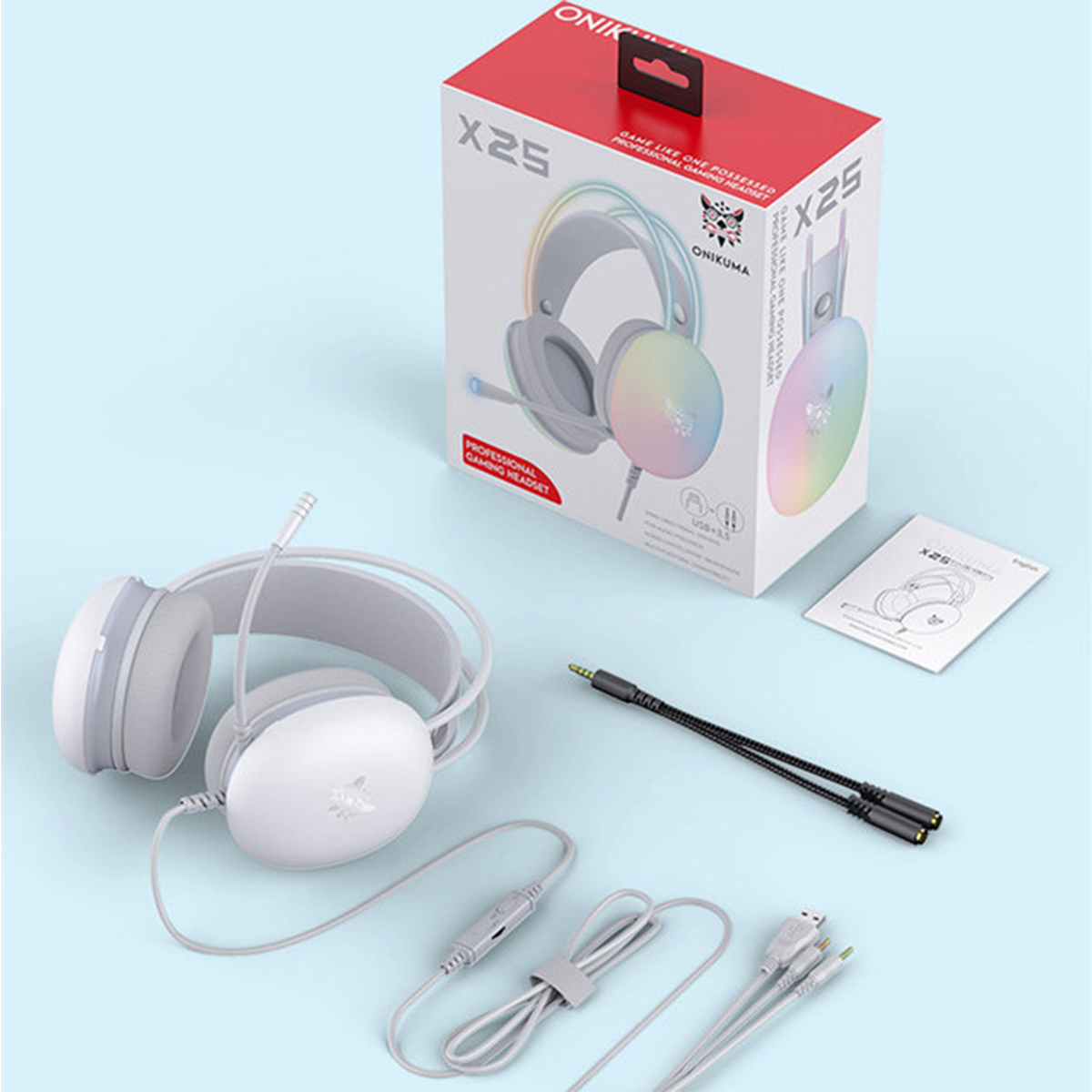 هدست گیمینگ اونیکوما مدل X25 RGB