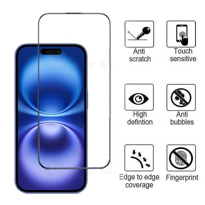 محافظ صفحه نمایش کی -زد دو مدل Full-Glassمناسب برای گوشی موبایل اپل iPhone 16/15