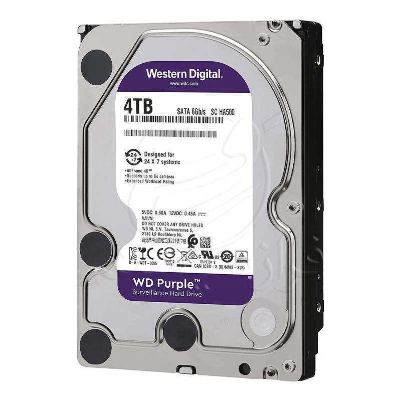 هارد دیسک اینترنال مدل Purple 4T ظرفیت 4 ترابایت