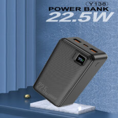 پاوربانک دبلیو یو دبلیو مدل Y138-22.5W ظرفیت 20000 میلی آمپرساعت