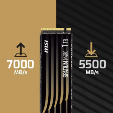 اس اس دی اینترنال ام اس آی مدل SPATIUM M480 PRO PCIe 4.0 NVMe M.2 ظرفیت یک ترابایت